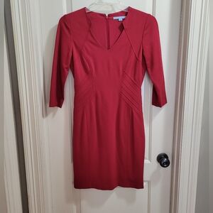 Antonio Melani Red Women's Dress, Size 4